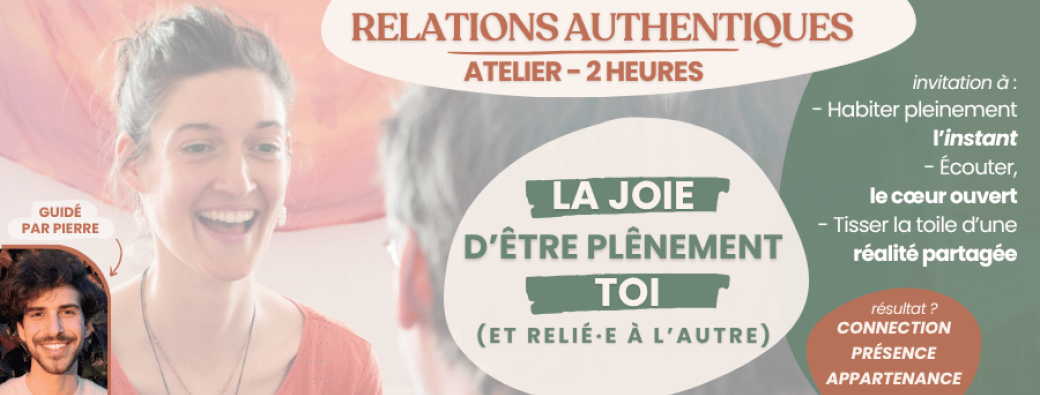 Atelier d'Authenticité Relationnelle - RENNES