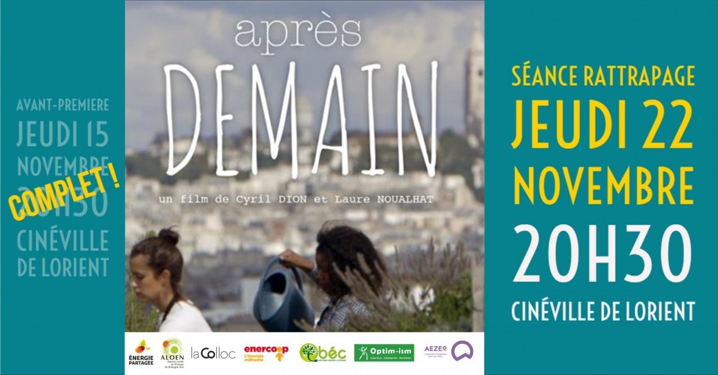 Avant-première du documentaire "Après-demain" - RATTRAPAGE