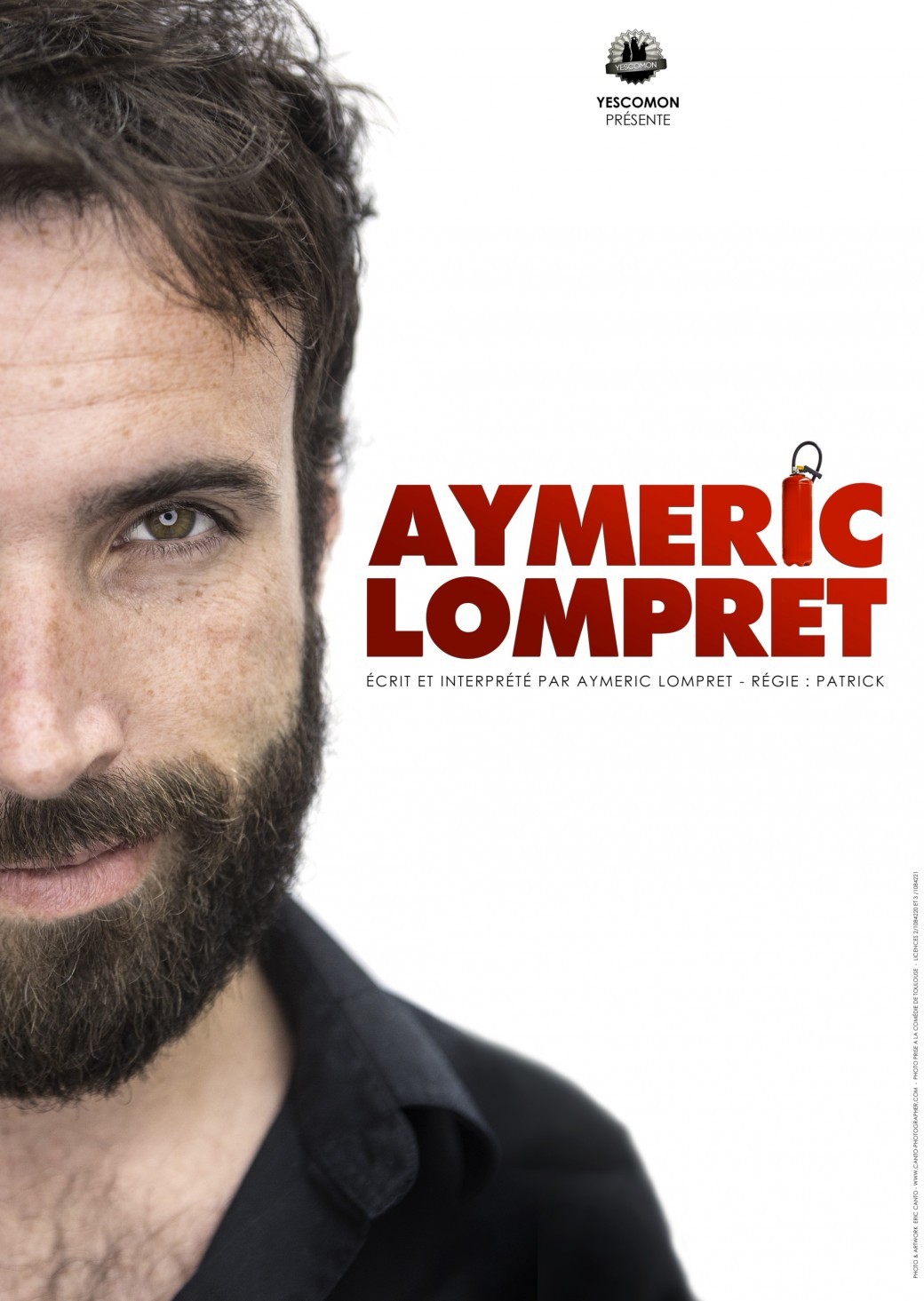 Aymeric Lompret dans son "Nouveau spectacle"
