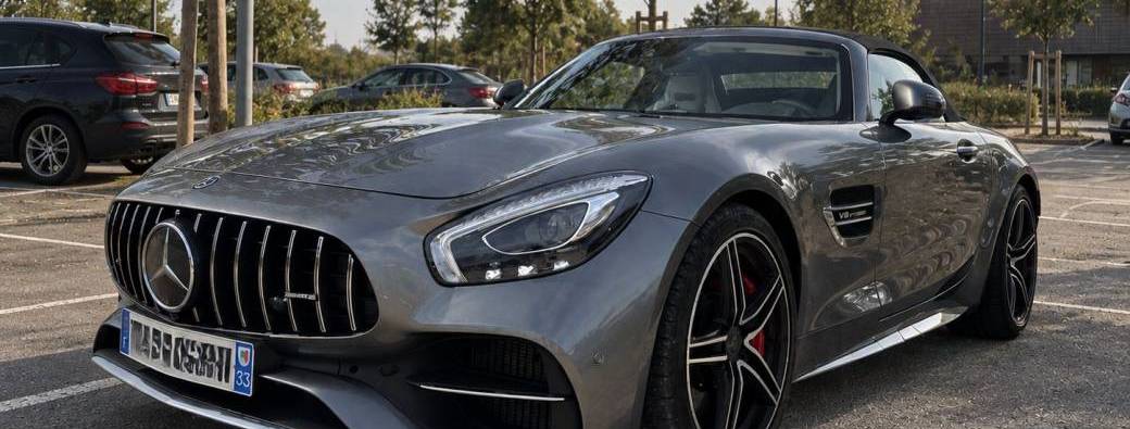 B44 : AMG GT-C grise (557 ch, 1 passager)