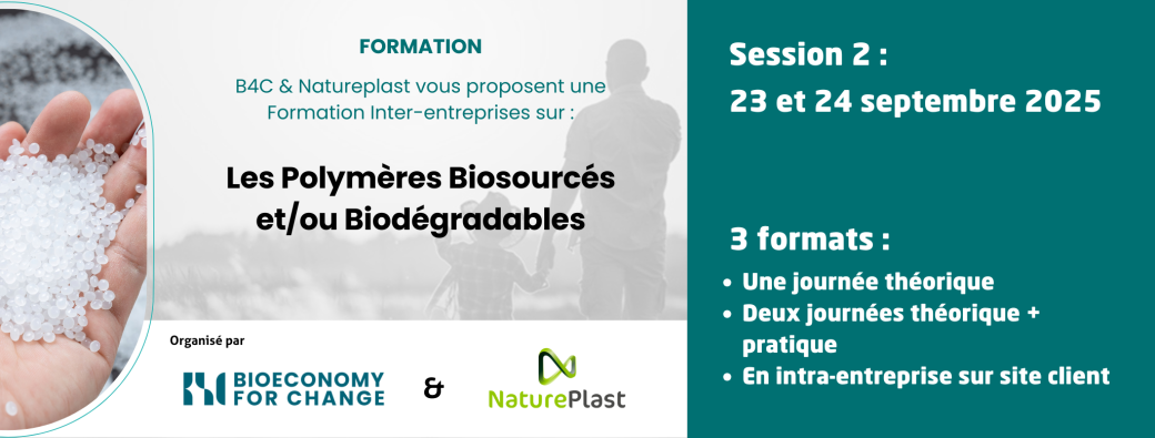 Formation Inter-entreprises Septembre 2025 – Les Polymères Biosourcés et/ou B