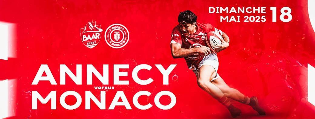 FED 2 : BAAR ANNECY - AS MONACO RUGBY 