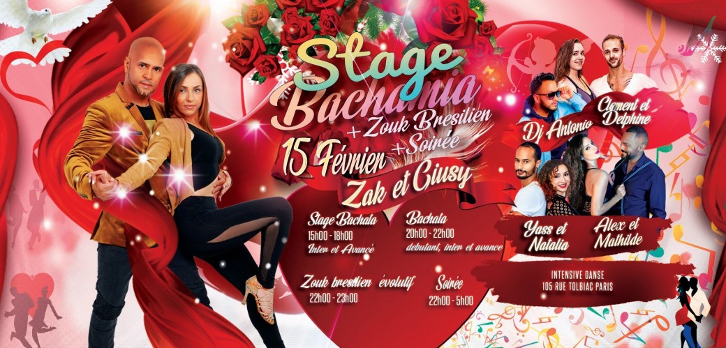 Bachamia stage et soirée avec Zak et Giusy +zouk