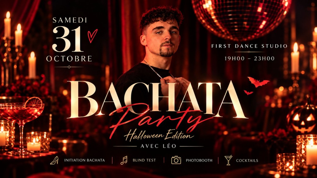 BACHATA PARTY — Halloween Edition ???? avec Léo | First Dance Studio