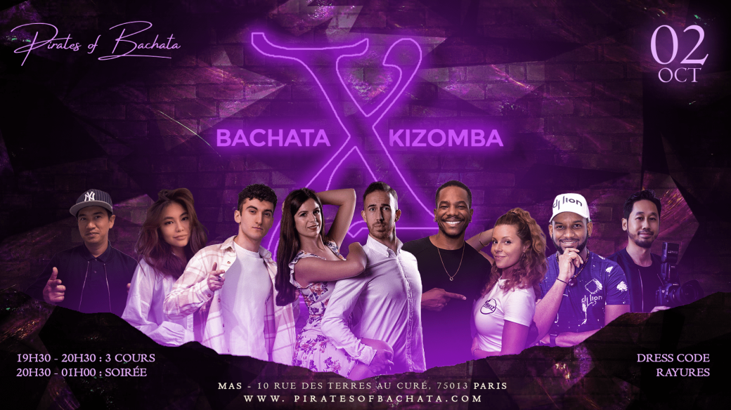 Bachata X Kizomba : dimanche 02 octobre