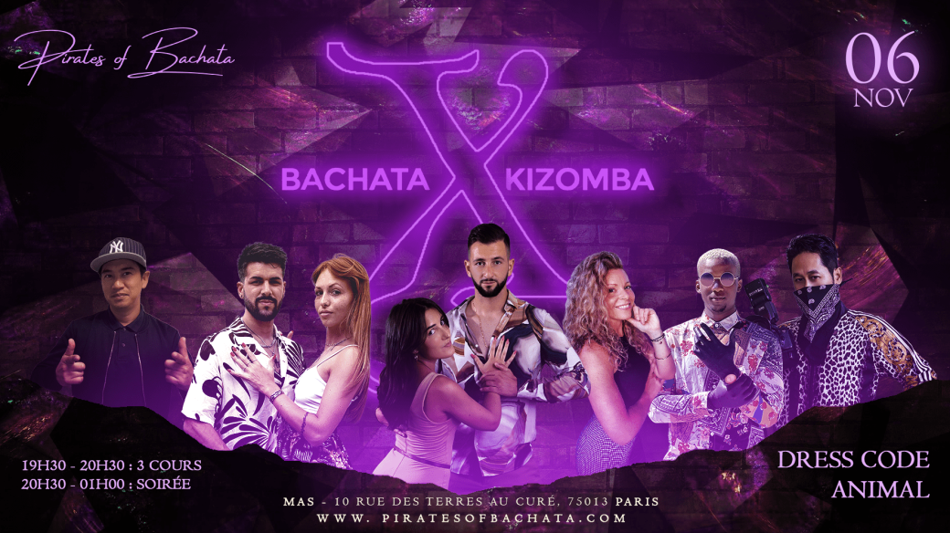 Bachata X Kizomba : dimanche 06 novembre