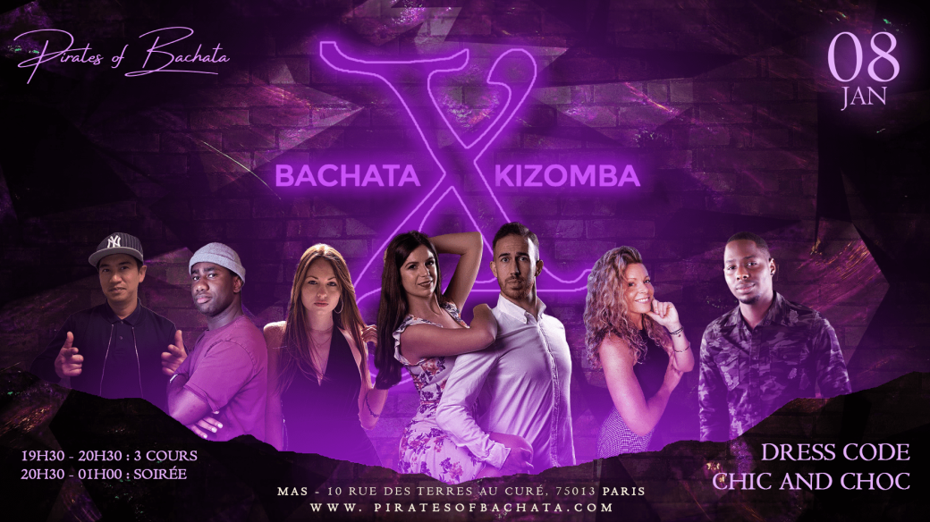 Bachata X Kizomba : dimanche 08 janvier
