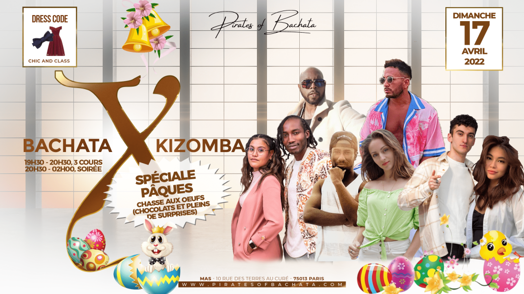 Bachata X Kizomba : dimanche 17 avril