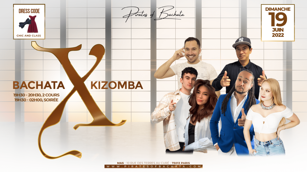 Bachata X Kizomba : dimanche 19 juin