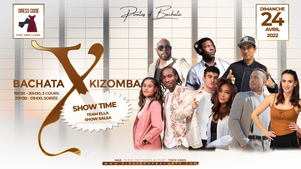 Bachata X Kizomba : dimanche 24 avril