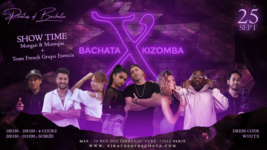 Bachata X Kizomba : dimanche 25 septembre