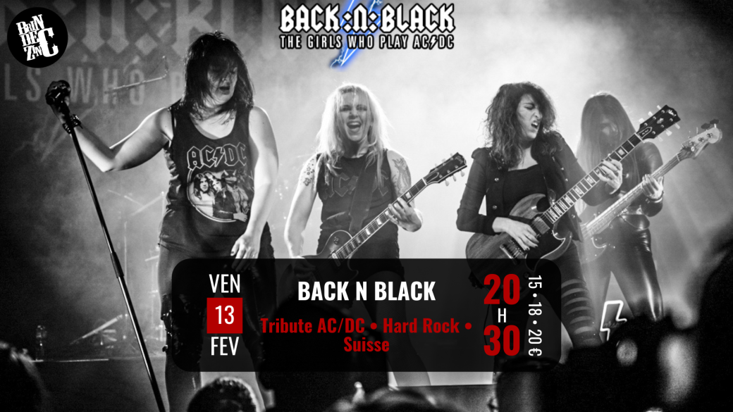 BACK N BLACK - The Girls Who Play AC/DC (Tribute AC/DC • Hard Rock • Suisse)