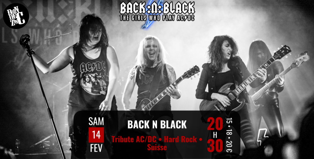 BACK N BLACK - The Girls Who Play AC/DC (Tribute AC/DC • Hard Rock • Suisse)