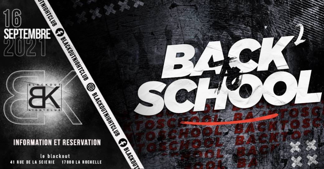 Jeudi 16 Septembre - Back to School