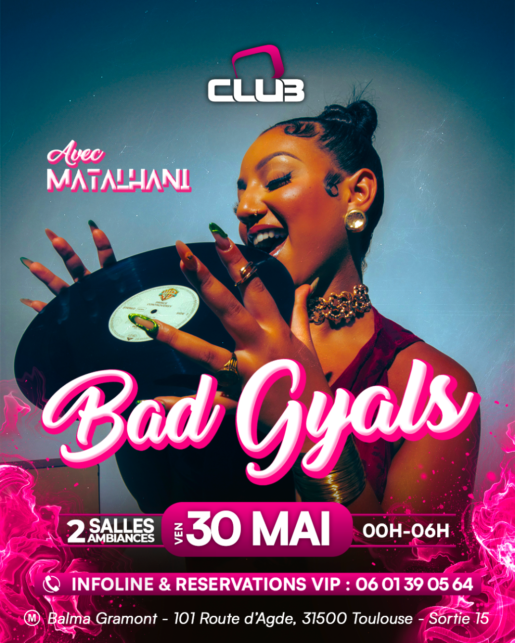 BAD GYALS - Free Pass 00H-01H 
