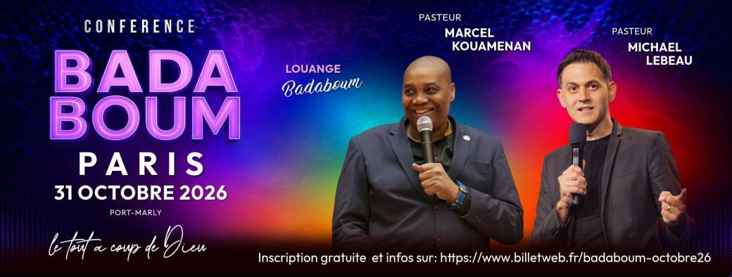 Conférence BADABOUM 31 octobre 2026 - PARIS (Port-Marly)