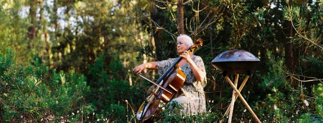 Bain de forêt et concert de violoncelle 