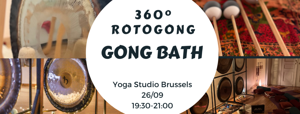 Bain de Gong à 360° avec le RotoGong