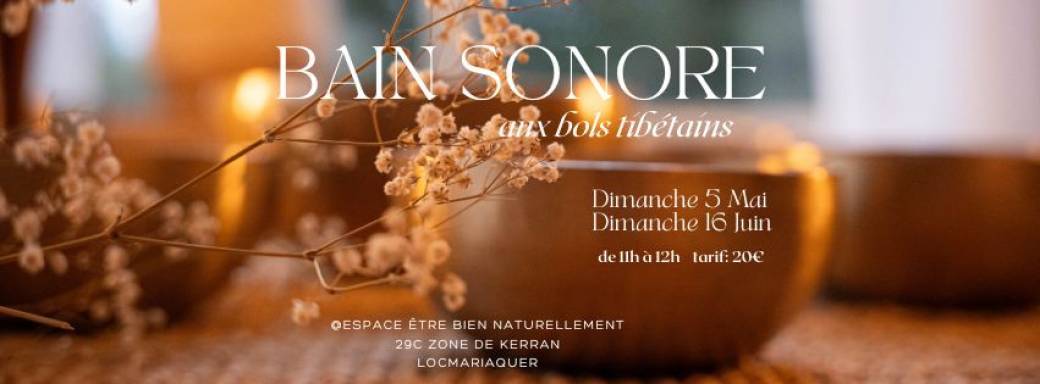Bain sonore aux bols tibétains