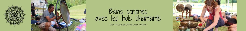 Bains sonores avec Gong, bols chantants et autres instruments vibratoires