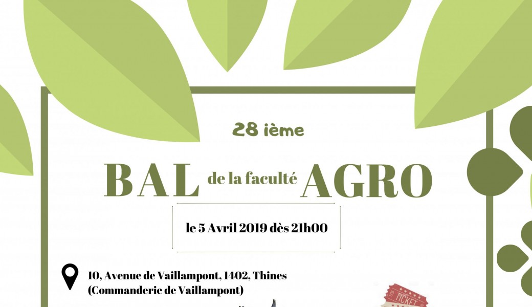 Bal AGRO 2019 (Faculté des Bioingénieurs LLN)