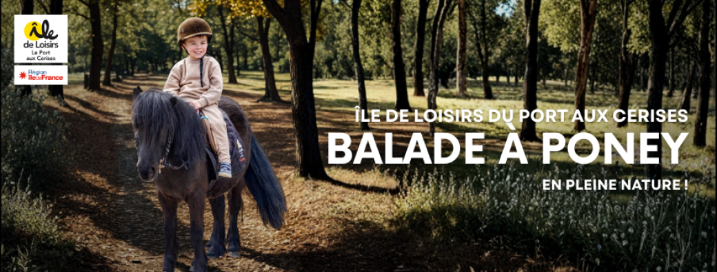 Balade à poney - 2-7 ans 
