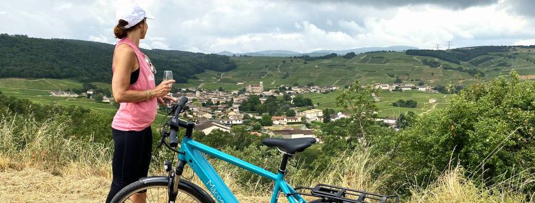 Balade à vélo électrique à Leynes