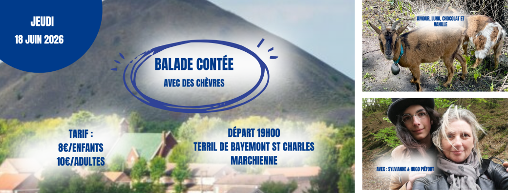 Balade avec des chèvres