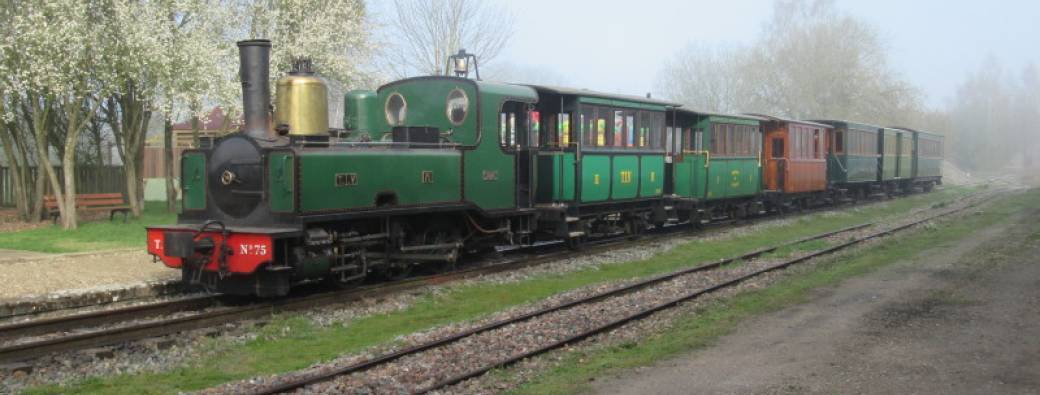 Balade en train vapeur Crevecoeur-le-Grand 2025