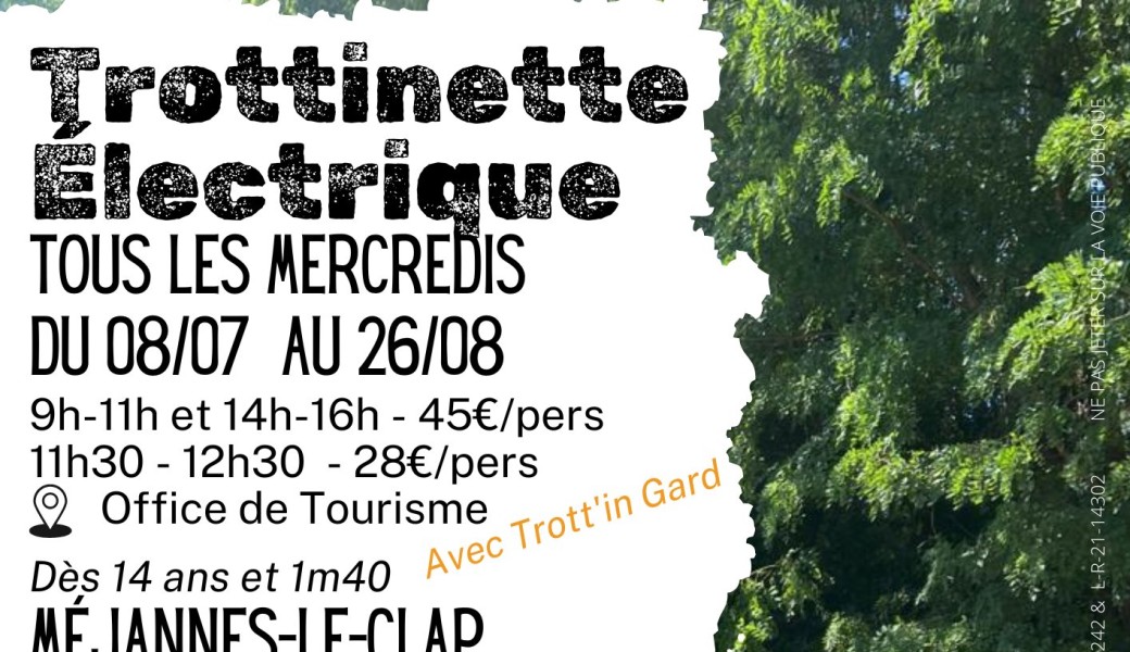 Balade en trottinette tout terrain éléctrique
