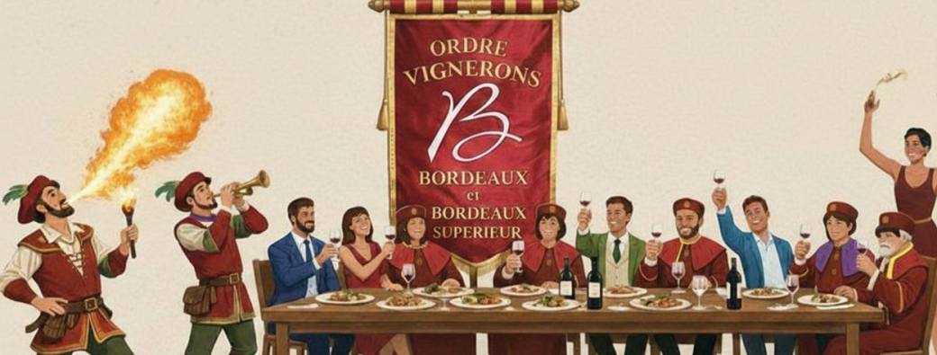 Banquet anniversaire : 30 ans de l'ordre des vignerons de Bordeaux et Bordeaux Supérieur