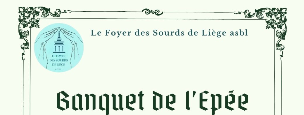 Banquet Abbé de l'Épée - Le Foyer des Sourds de Liège