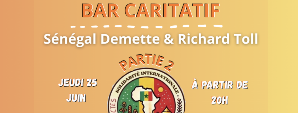 Bar caritatif - Sénégal Demette & Richard Toll 