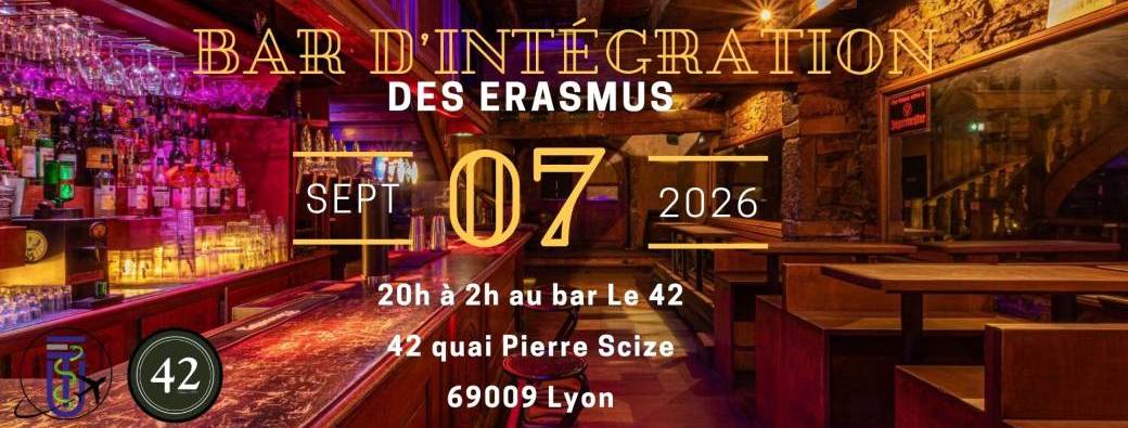 Bar intégration des ERASMUS 