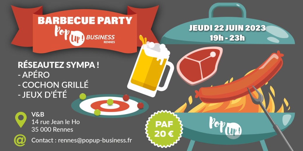 Barbecue Party Pop Up Business - Juin 2023