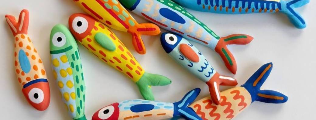 Barettes et pins poissons