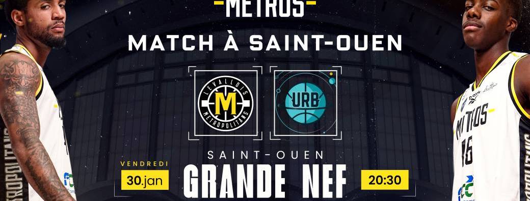 BASKETBALL NM1 - LEVALLOIS METROPOLITANS BC vs RENNES