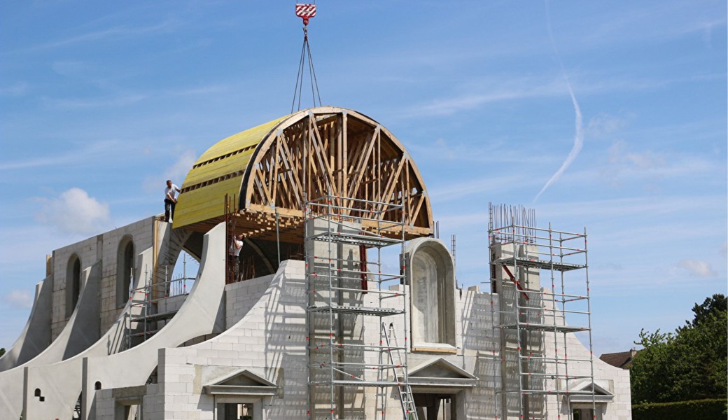 Construction de l'église d'Arras