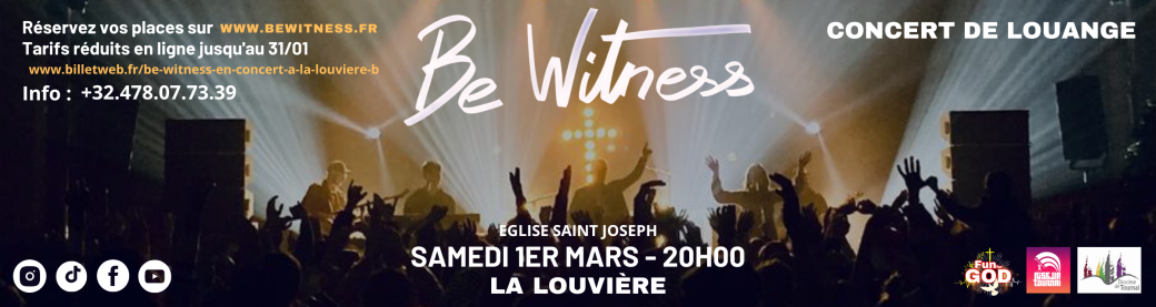 Be Witness en concert à La Louvière (B)