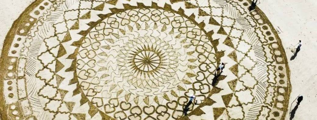 Beach art collectif 