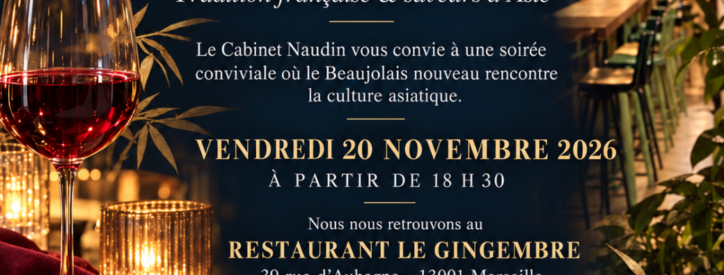 Beaujolais nouveau 2026 — Cabinet NAUDIN