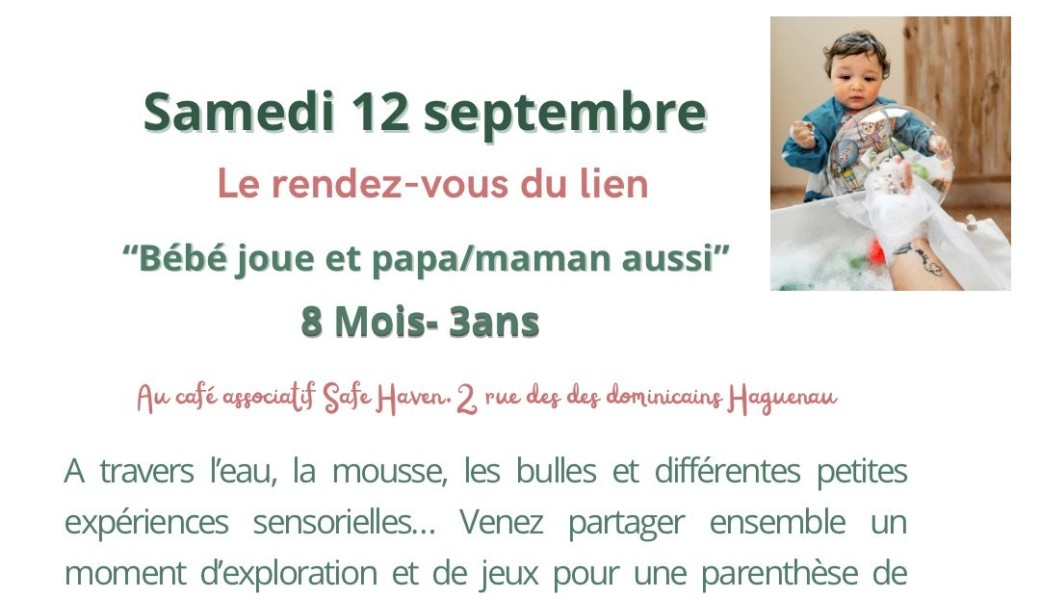 Bébé joue et papa/maman aussi 