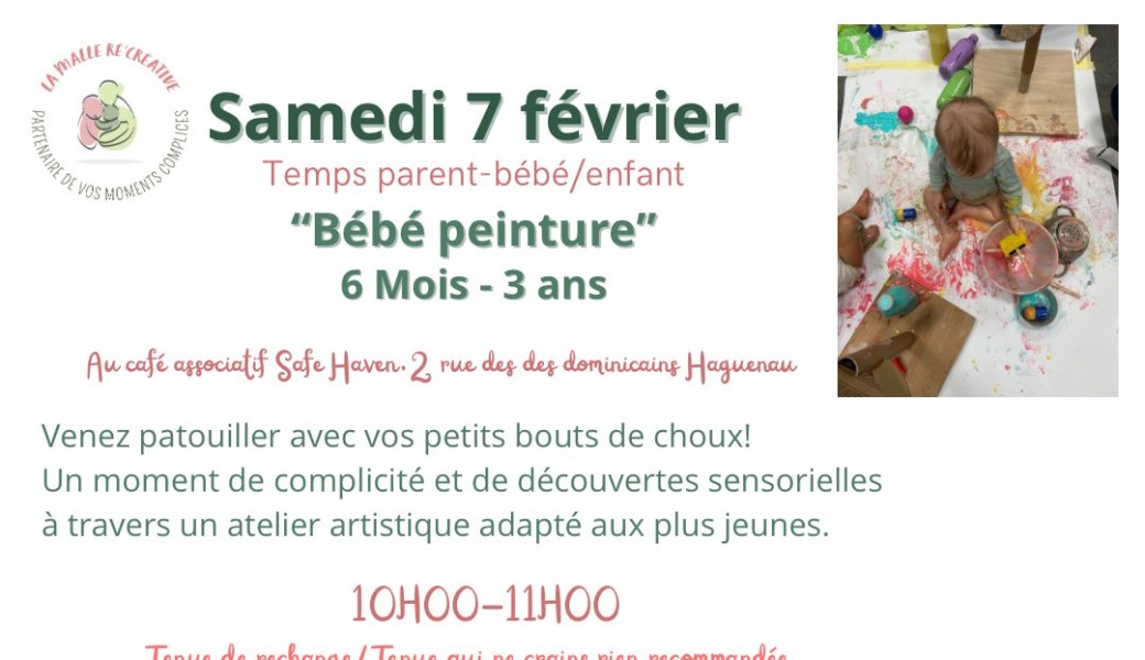 Bébé peinture 