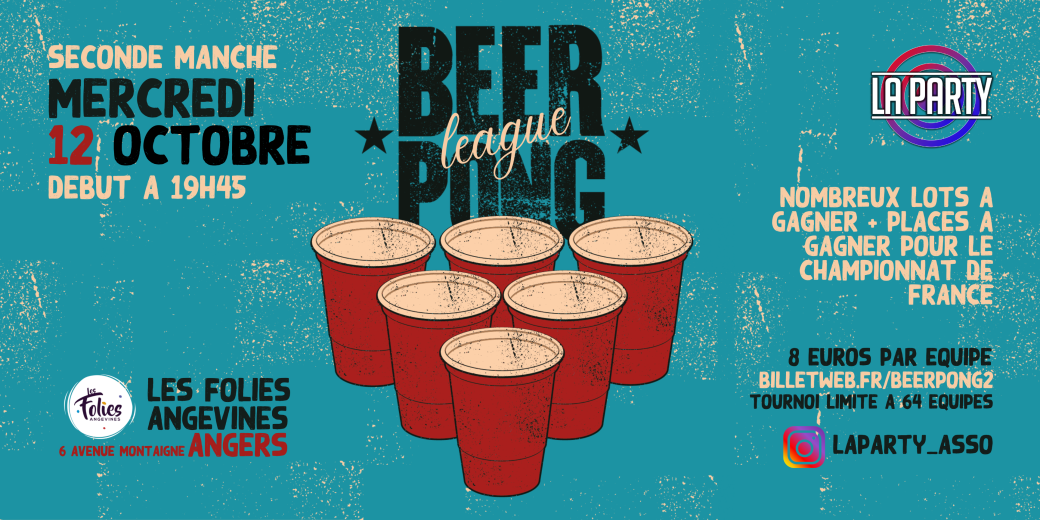 BEER PONG LEAGUE #2