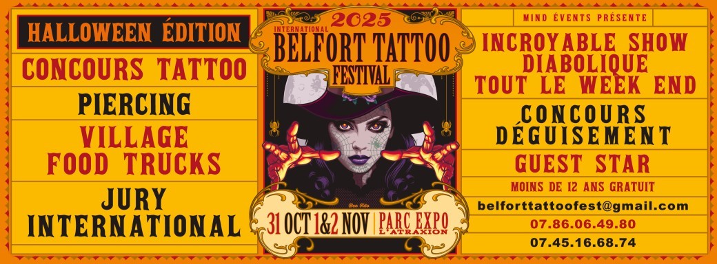 Belfort Tattoo Festival 2025 - Spécial Halloween