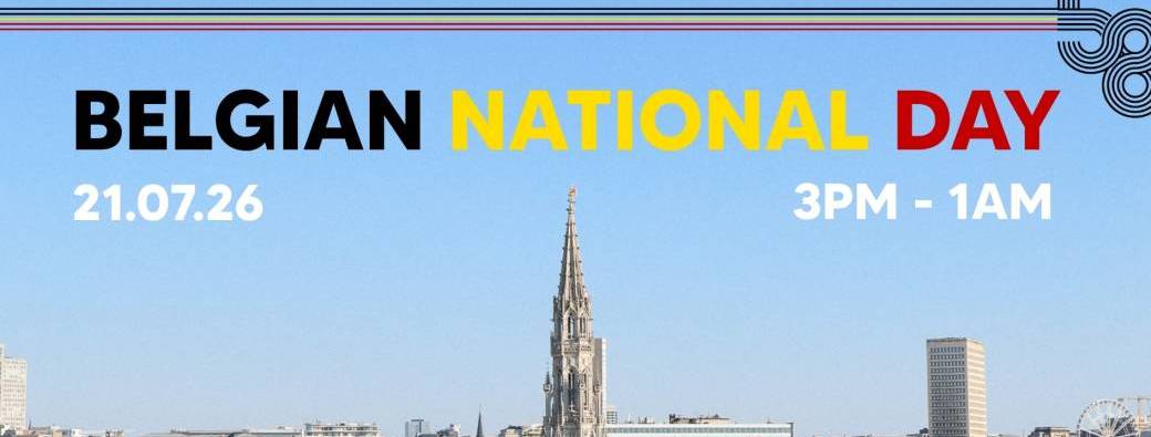 BELGIAN NATIONAL DAY (21/07) ON THE ROOF