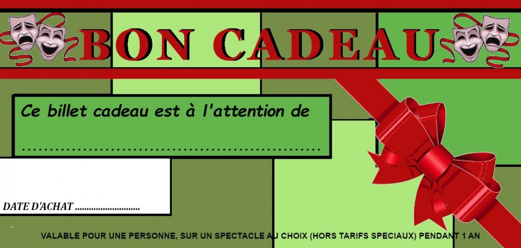 Billet cadeau Spectacles Tout Public