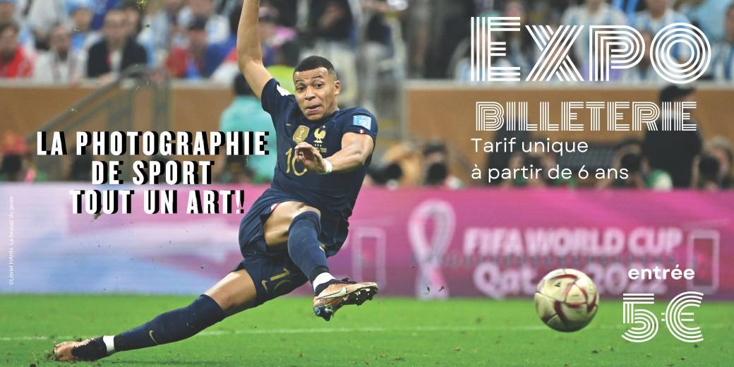 Billet Entrée exposition LA PHOTOGRAPHIE DE SPORT : TOUT UN ART !