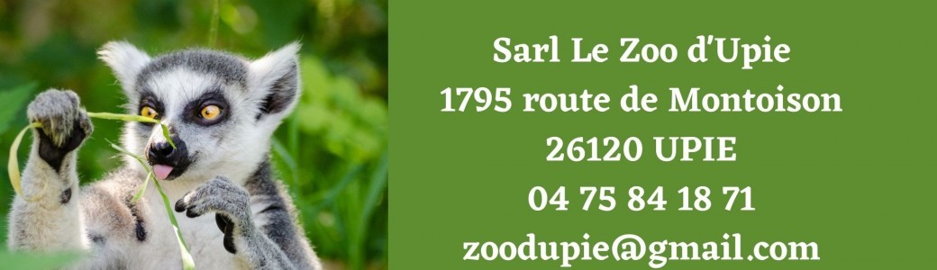 Billet Zoo d'Upie valable jusqu'au 31/12/2026