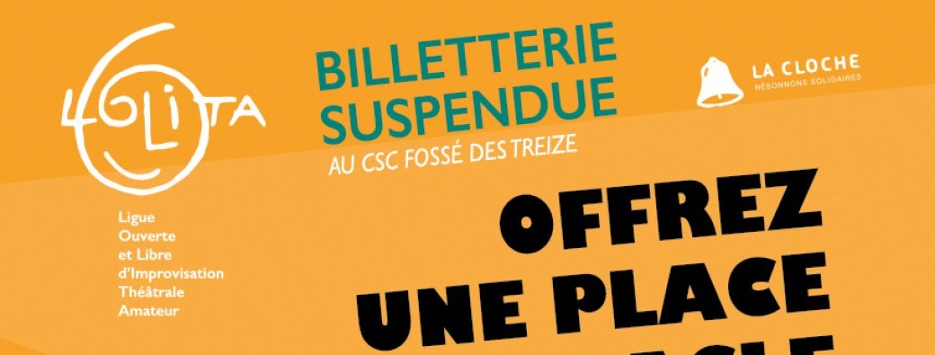 Billets suspendus : offrez une place